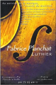 Planchat, luthier
